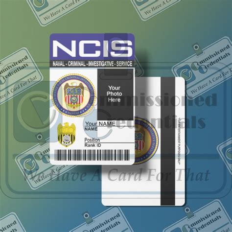 Custom Ncis Id Commissioned Credentials