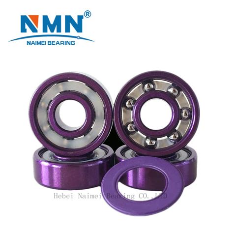 High Rotation No Noise Nylon Cage Hybrid Ceramic Ball Bearings Rs