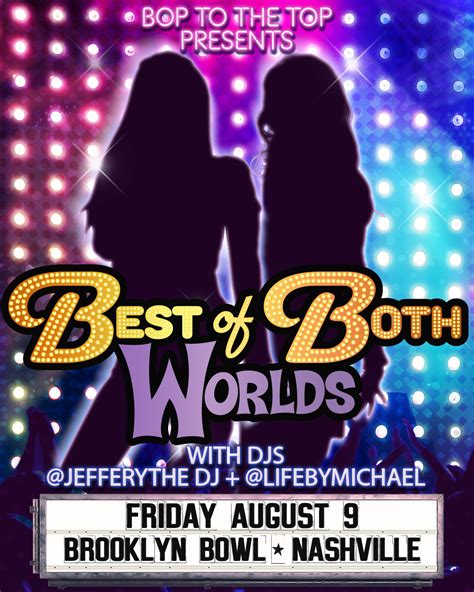 Bop To The Top Presents Best Of Both Worlds Brooklyn Bowl