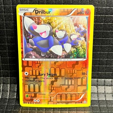 Drilbur 89 160 Primal Clash Reverse Holo Common Pokemon Card EBay