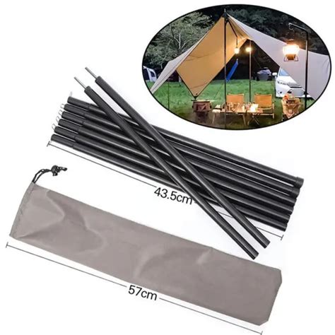 CAMPING AWNING BRACING Rod Baldachin Tarp Pole Zelt Stangen Zelt