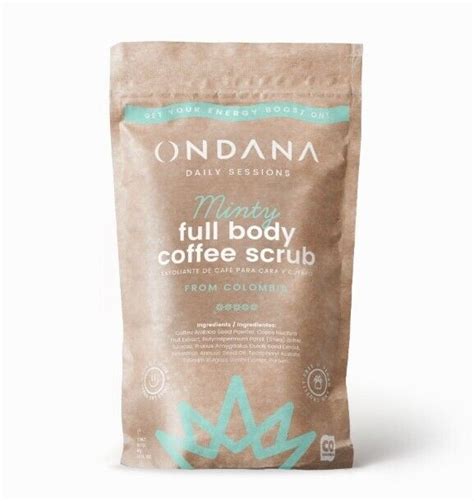 Buy Colombian Coffee Body Scrub Mint Scent 21 Oz Ondana Daily