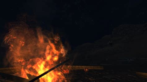 By A Campfire On The Trail At Fallout New Vegas Mods And Community