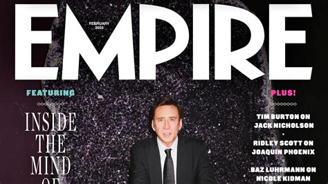 Nicolas Cage Takes Over The Cover Of Empires Greatest Actors Issue