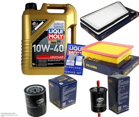 KIT PARA INSPECCIÓN FILTRO LIQUI MOLY ACEITE 5L 10W 40 para Peugeot 206