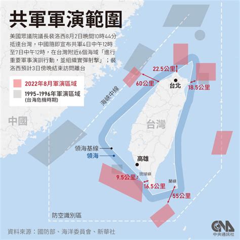 中共宣布台灣周邊軍演 國防部：企圖威脅港口都會區 政治 中央社 Cna