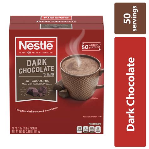 Nestle Dark Chocolate Drink Mix Oz Packets Walmart