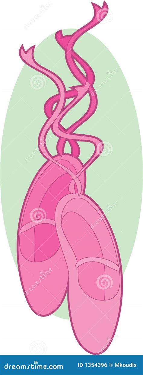 Ballet Slippers Stock Vector Illustration Of Point Slippers 1354396