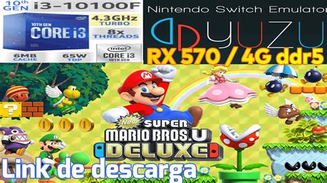 Yuzu Early Access New Super Mario Bros U Deluxe Vulkan I F