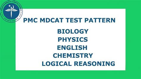 Pmc Mdcat Test Pattern Medical Admissions