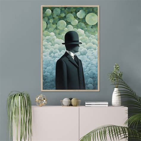 6 Rene Magritte Style Painting Printable Wall Art Digital Download - Etsy