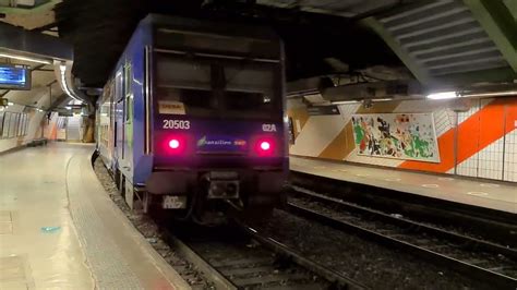 Rer C D Part De Z Transilien De La Gare De Saint Michel Notre