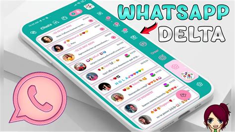 DELTA WhatsApp Extreme Femenino Funciones Únicas Yushi Android