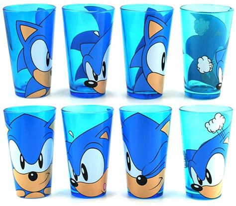 Sonic The Hedgehog Pint Glass Set Geekalerts