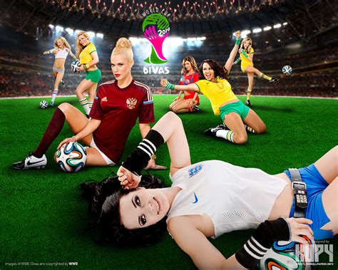 World Cup 2014 Divas Wwe Wallpaper 37392466 Fanpop