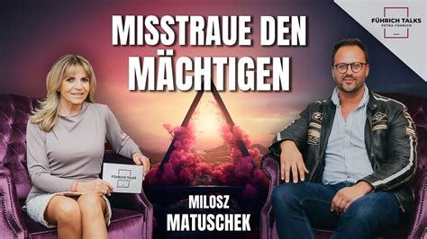 Misstraue den Mächtigen Journalist und Autor Milosz Matuschek bei