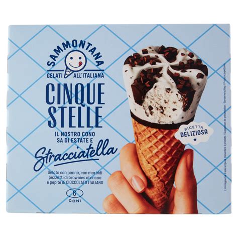 Sammontana Cinque Stelle Stracciatella 6 X 60 G Carrefour