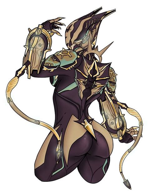 Pin By Topaz Night On Warframe Warframe Art Female Robot Character Art