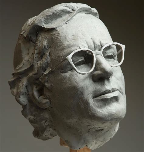 Sculpted portrait of Ray Bradbury | Sculpture head, Portrait sculpture, Sculpture painting