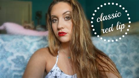 Classic Red Lip Makeup Tutorial Youtube