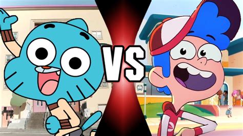 Gumball Watterson VS Mo The Amazing World Of Gumball VS 50 50 Heroes