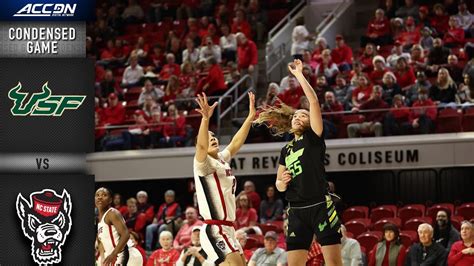 South Florida Vs NC State Condensed Game 2022 23 ACC Womens