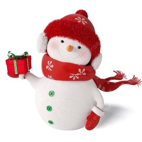 Christmas Cute Snowman, Christmas, Snowman, Gift PNG Transparent Clipart Image and PSD File for ...