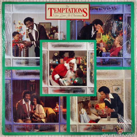 The Temptations ‎– Give Love At Christmas (1982) Vinyl, LP, Album – Voluptuous Vinyl Records