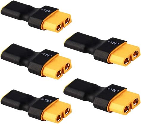 Amazon Yiqigou 5 Pack XT30 Plug Male Connector To XT60 Plug Female