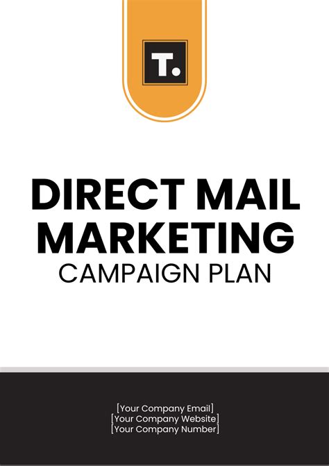 Free Campaign Plan Templates, Editable and Printable