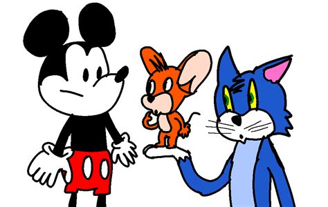 Mickey Meets Tom And Jerry By Mohamadouwindowsxp10 On Deviantart