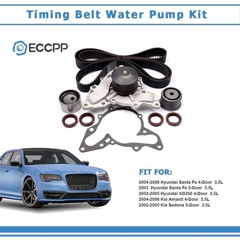 Eccpp Tbk Wp Timing Belt Kit Water Pump Fits For Hyundai