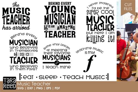 Music Teacher Quotes For Crafters Music Teacher Svg Bundle 46 Off