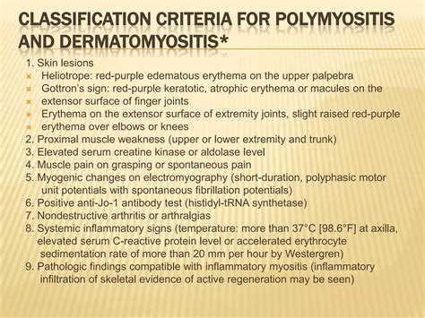 Muscle Weakness Rash Dermatomyositis Ppt