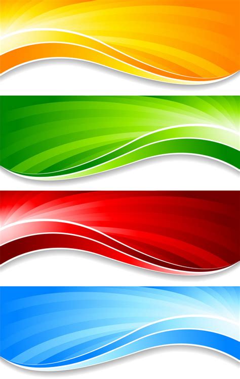 Colorful banner banner04 vector Free Vector / 4Vector