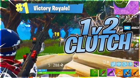 1v2 Clutch For The Win Fortnite Battle Royale Duos Full Match Youtube