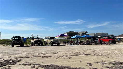 TOPLESS JEEP WEEKEND TEXAS BEACH DAY1 ROUGAROU Not Crystal Beach YouTube