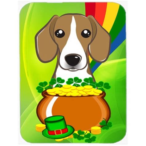 Beagle St Patricks Day Mouse Pad Hot Pad Or Trivet Kroger