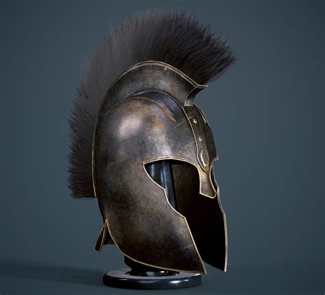 ArtStation - Helmet of Achilles (Game Ready) | Game Assets