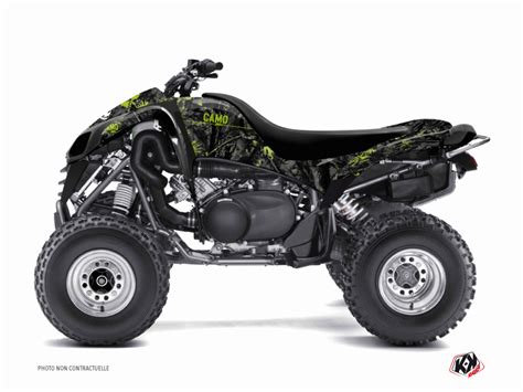 Kit Déco Quad Camo Kawasaki 700 KFX Noir Vert Kutvek