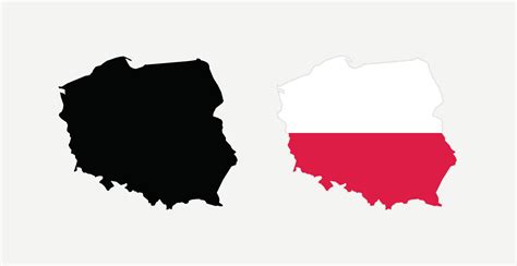 Poland Map. Map of Poland with national Flag. 45938867 Vector Art at ...