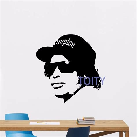 Eazy E Wall Decal Rapper Rap Music Vinyl Sticker Hip Hop Poster Art