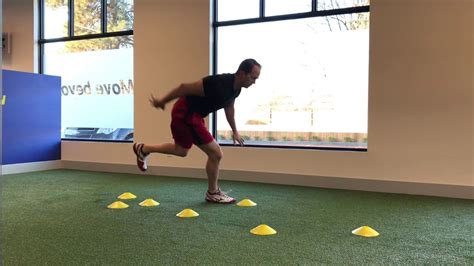 Using Agility Cones For Single Leg Plyometric Progressions Youtube