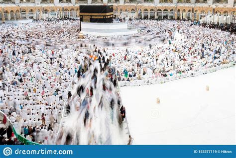 Makkah Kaaba Hajj Muslims Editorial Stock Image Image Of Mosque