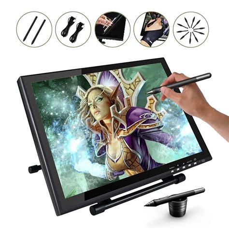 UG1910B 19 Inch Graphic Drawing Tablet Monitor Pen Drawing Display TFT ...