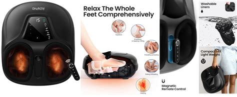 Renpho Shiatsu Foot Massager With Heat Compact Foot Massager Machine