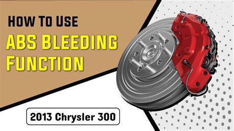 How To Use Abs Bleeding Function On Sds Chrysler Youtube