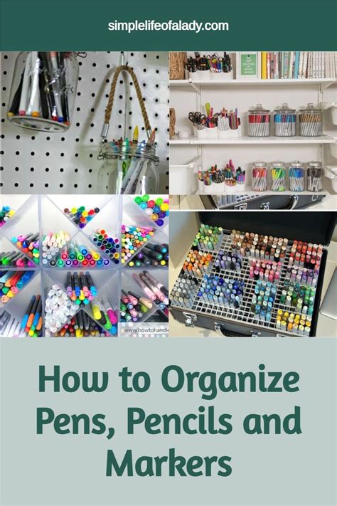 How To Organize Pens Pencils And Markers Artofit