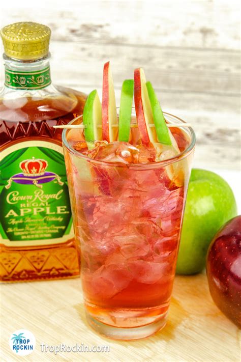 3 Ingredient Apple Crown Drink | Trop Rockin