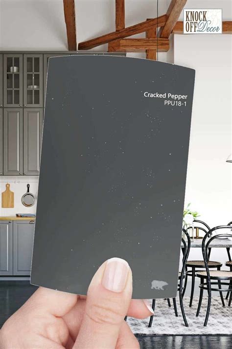 Behr Cracked Pepper Review How This Dark Gray Black Can Best Accent